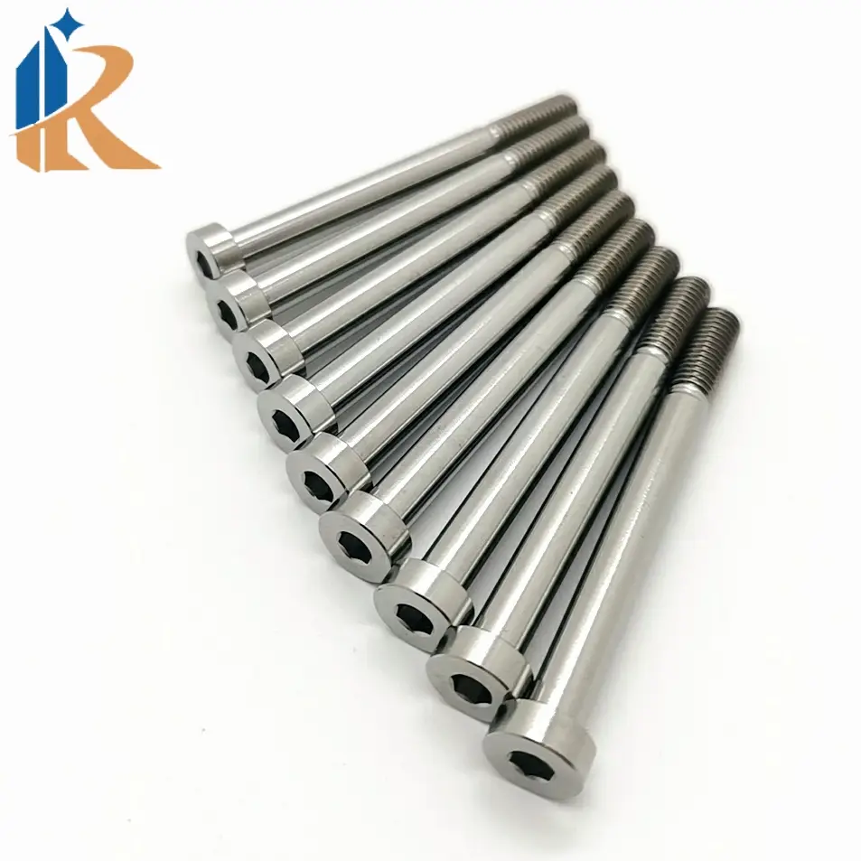 TITANIUM Screws Bolts GR2 GR5 Hexagon Socket Head Cap Screws CNC Machined