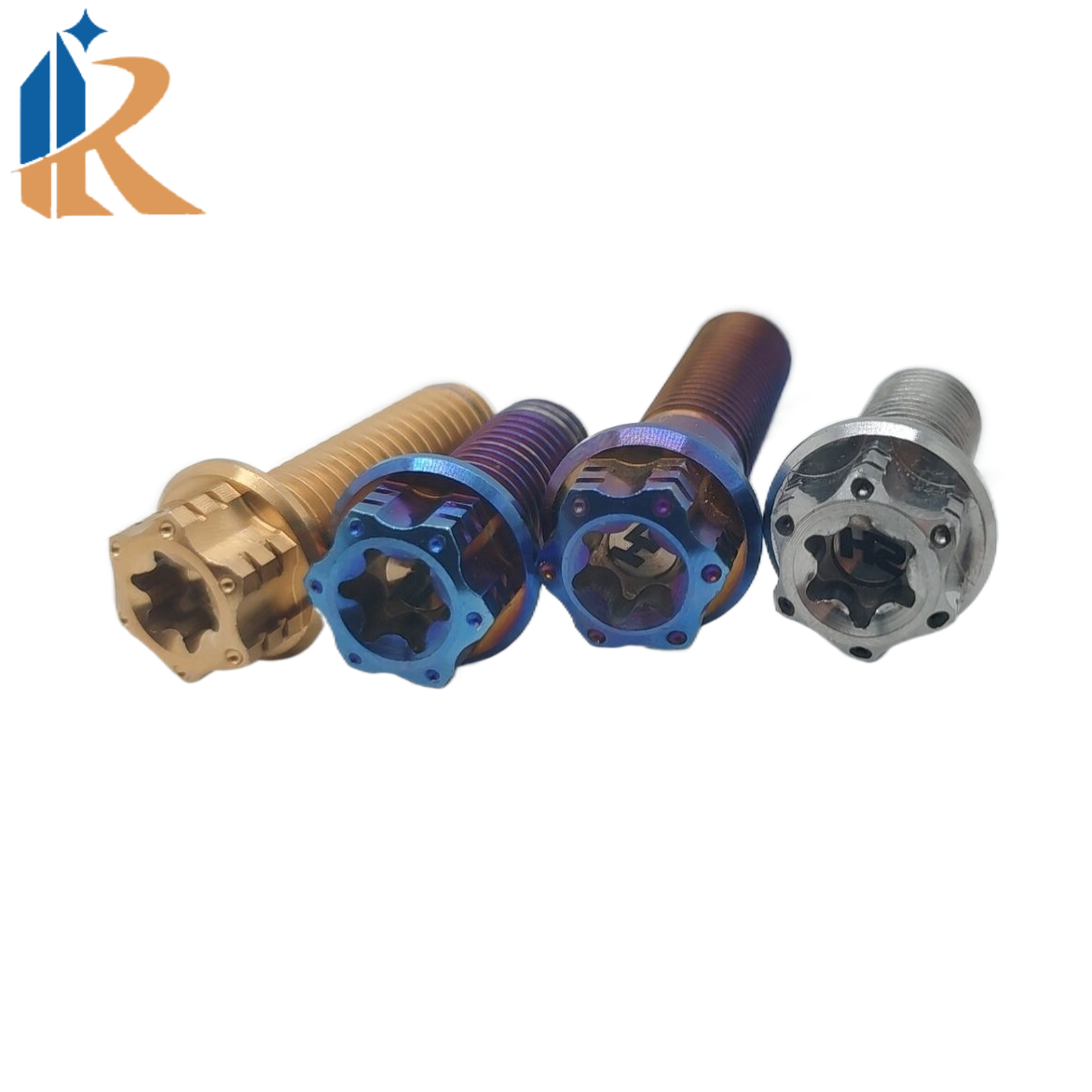 Motorcycle M5 M6 M8 Titanium Torx Head Bolt for Motorcycle Burnt Gold